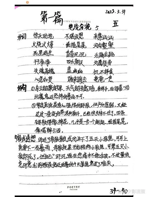 狼王梦好句好段加感悟_2