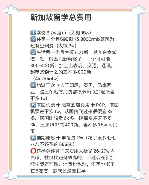 留学新加坡费用_1