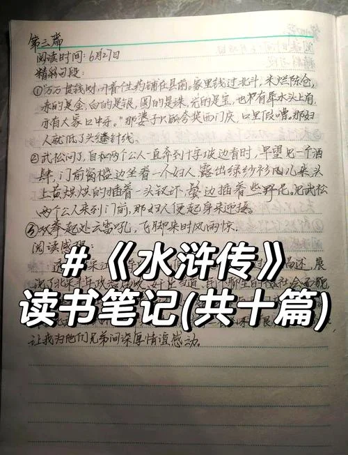 水浒传读书笔记摘抄感悟_1
