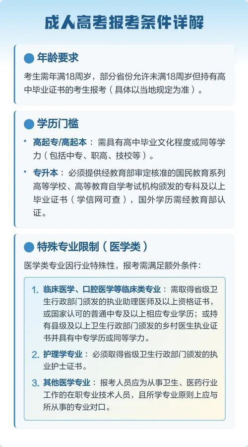 报考成人高考什么条件_2