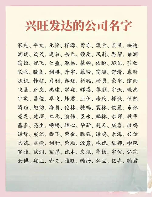 智慧工程公司起名-智慧工程公司起名