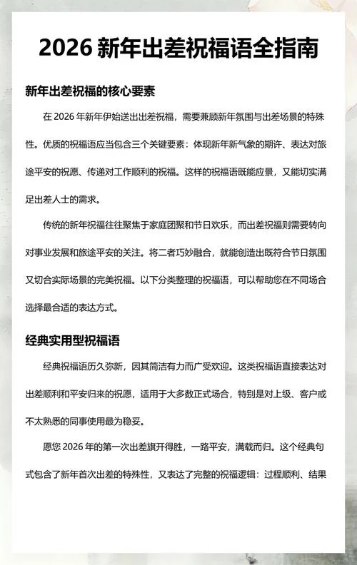 在外出差的祝福语_2