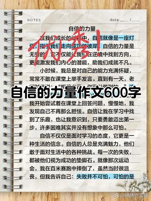 关于自信鼓励中学生的话_1