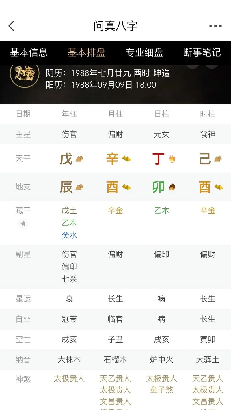 2021年八字命盘运势_1