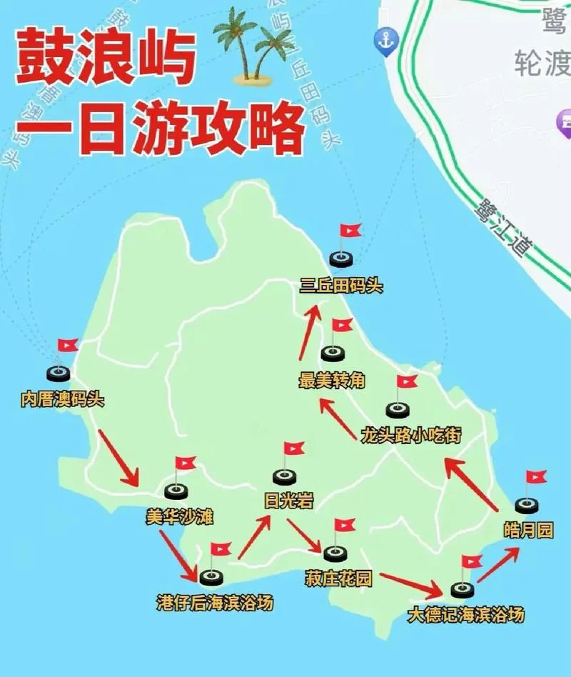 鼓浪屿沙滩旅游攻略-鼓浪屿沙滩游玩路线