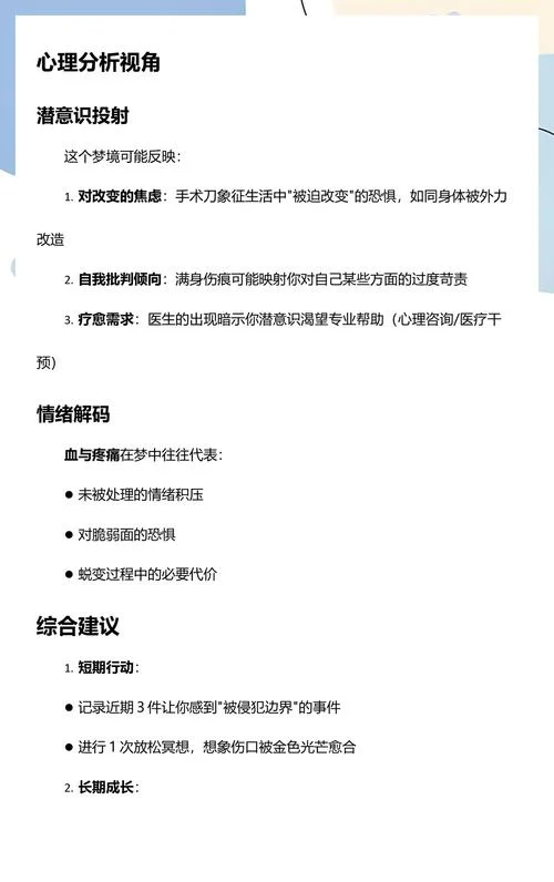 梦见自己做手术是什么意思_1