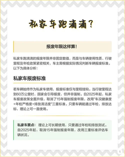 汽车跑多少公里算报废-汽车报废里程数