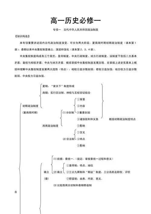 高中历史必修一教案pdf-高中历史必修一教案