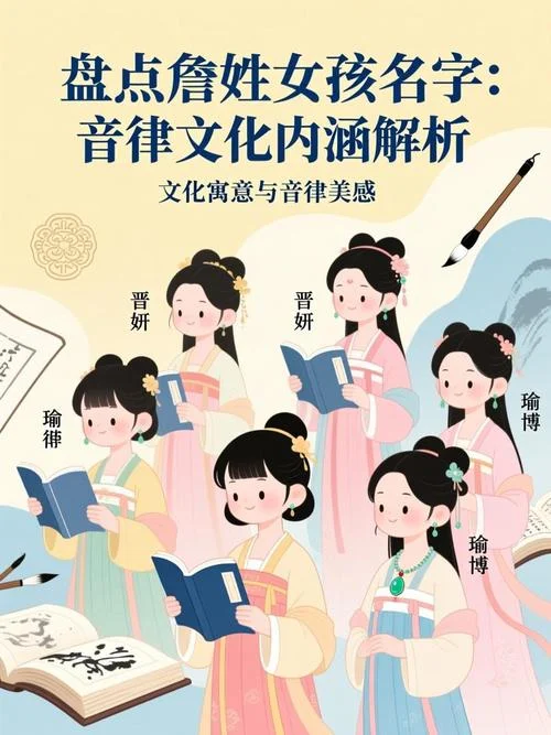詹姓女孩起名100分_1
