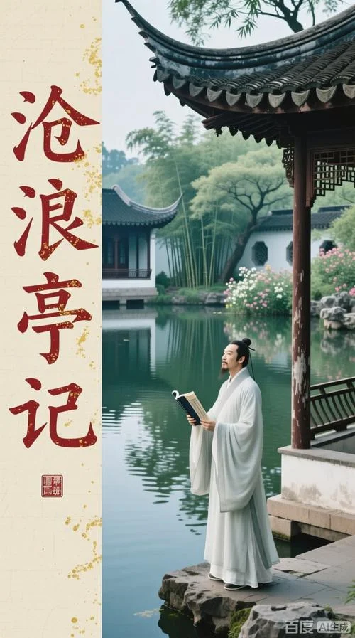 沧浪亭记是谁写的_1