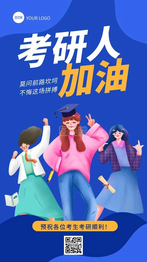 考研助力海报-考研加油海报