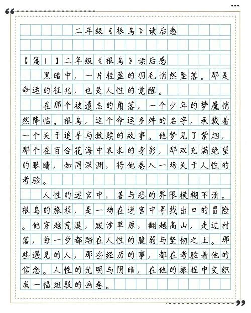 根鸟读后感200-根鸟读后感 200