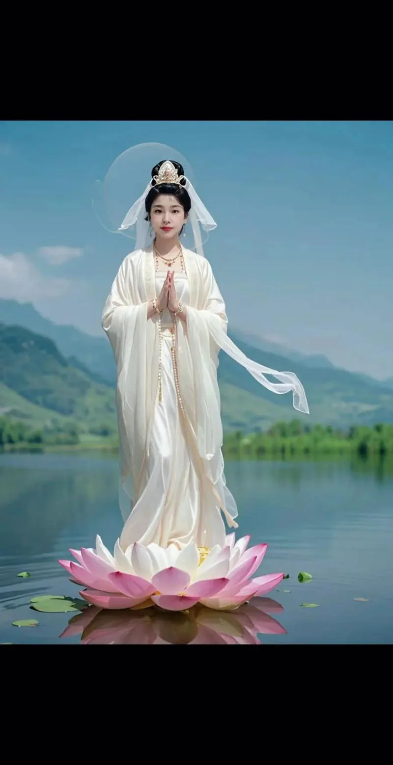 梦见菩萨雕像和水_2