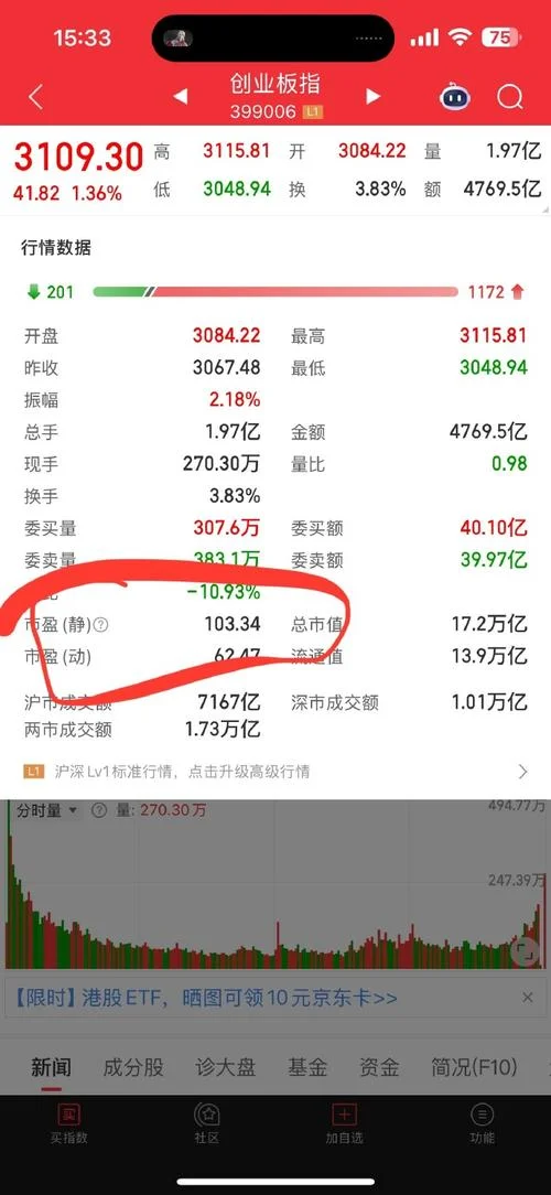 创业板市盈率在哪查_1