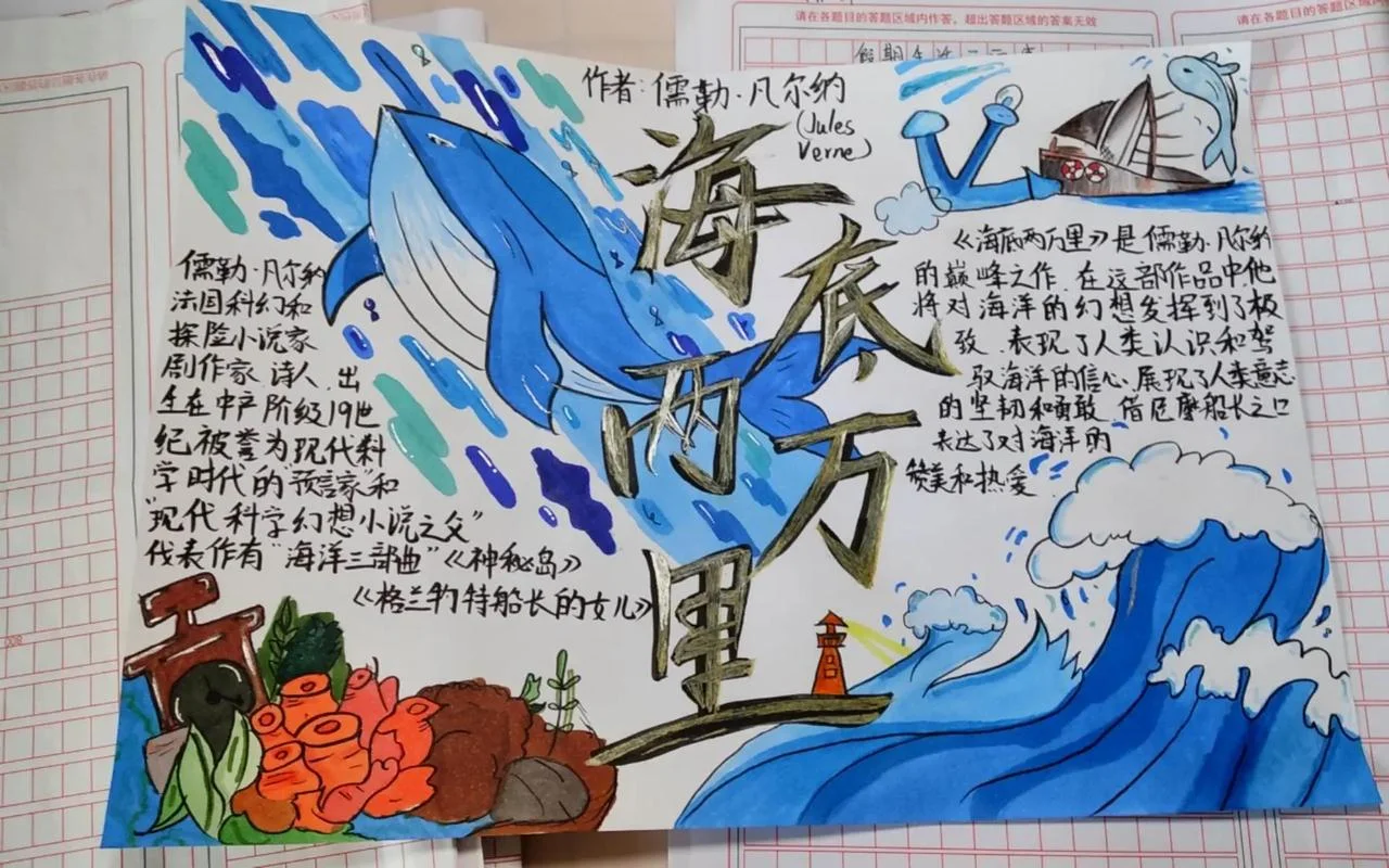 海底两万里手抄报简单少字_1