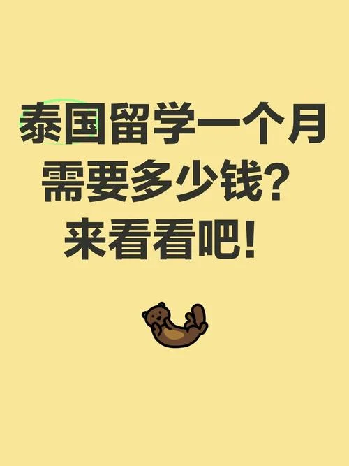 泰国留学费用大约多少-泰国留学费用约多少