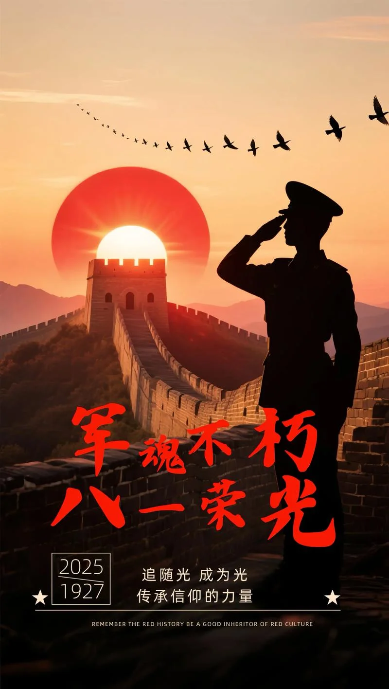 八一军旗红文案_2