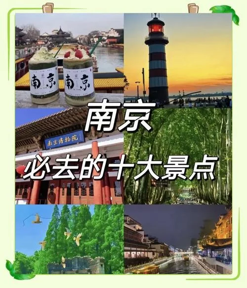 南京旅游景点图-南京景点全景图