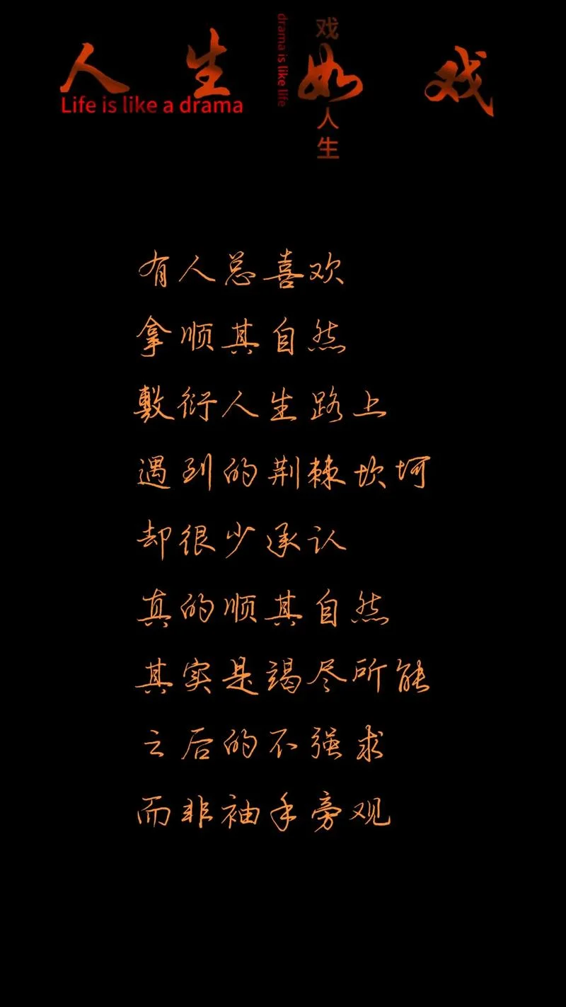 对感情的感悟经典_2