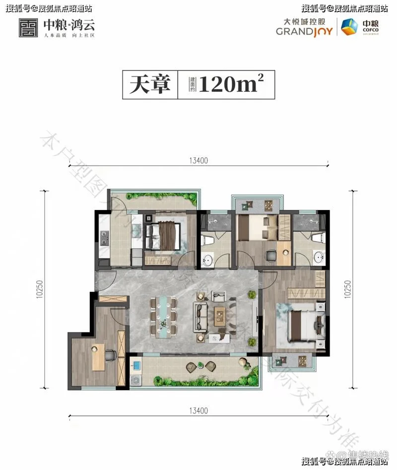 成都中粮鸿云有多少亩_2