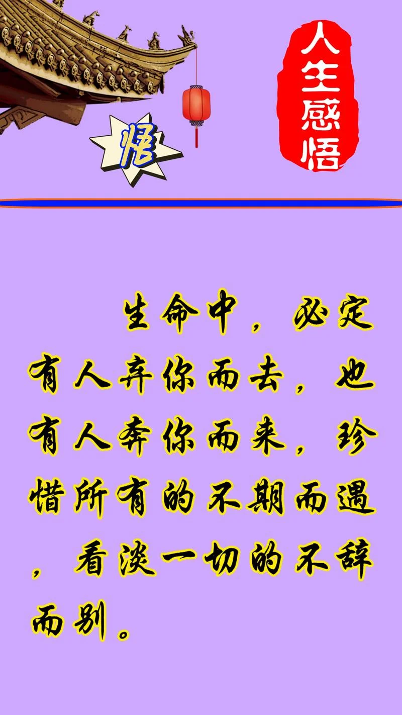 人生感悟的公众号_1