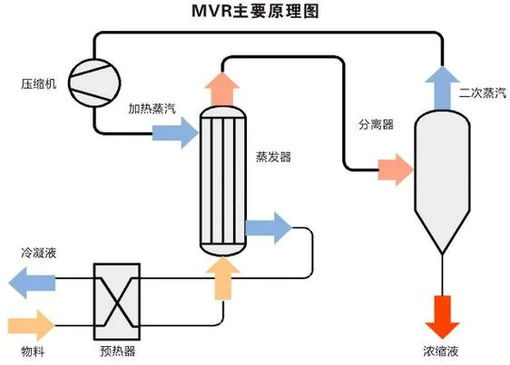 双效降膜浓缩蒸发器工作原理_2