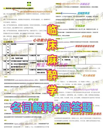 学麻醉学的考研-麻醉学考研