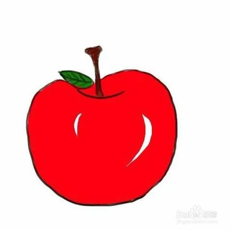 简笔画水果彩色_1
