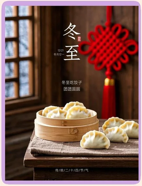 冬至吃饺子高级文案_1