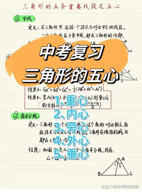 三角形重心定理图-三角形重心定理图