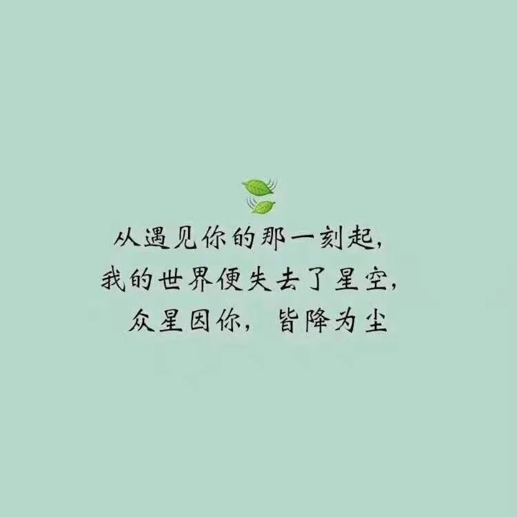 众星因你皆降为尘出自_1