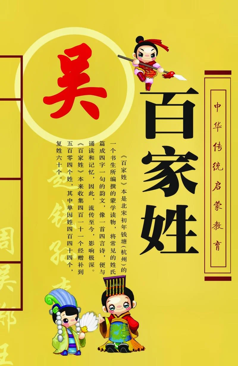 姓吴的名字和出处_1