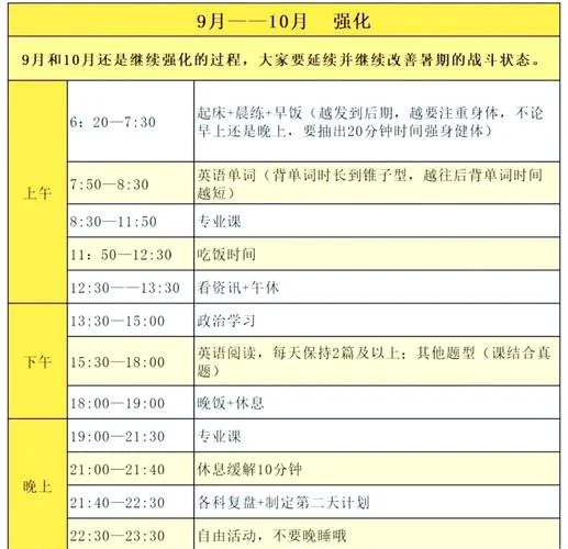 24考研计划安排表详细_2