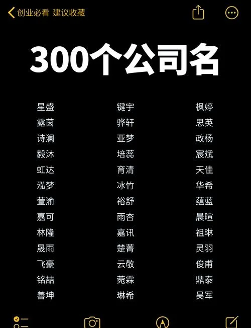 新能源公司起名不重复_1