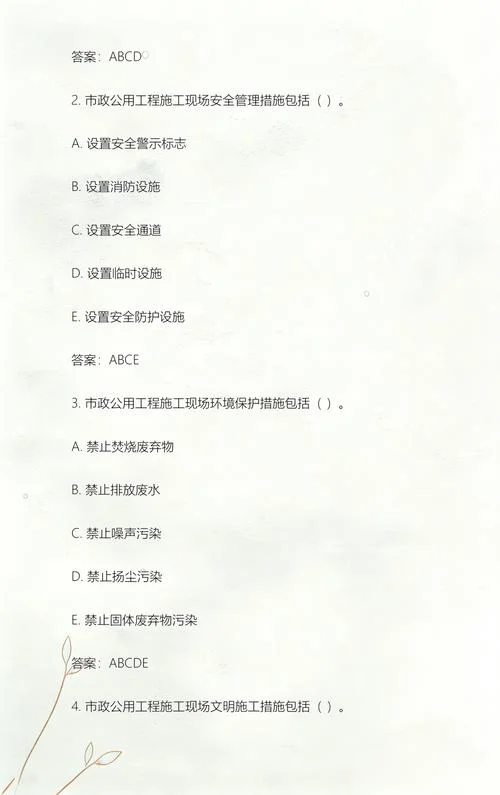 一级建造师考试的题目_2