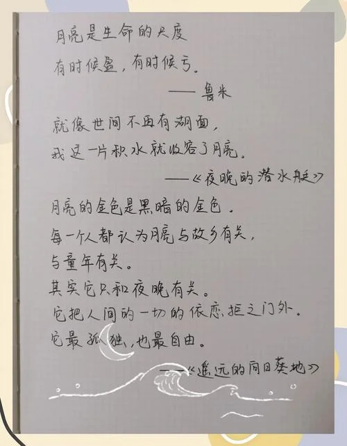 观月光感悟-观月光悟人生