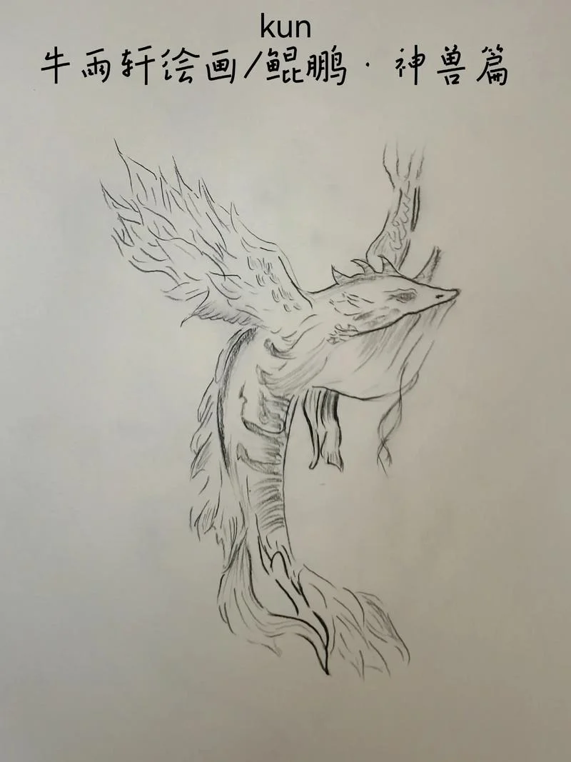 兽王争锋灵兽简笔画_1