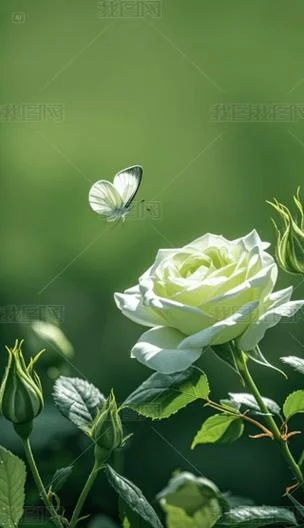 白绿色的玫瑰花叫什么_1