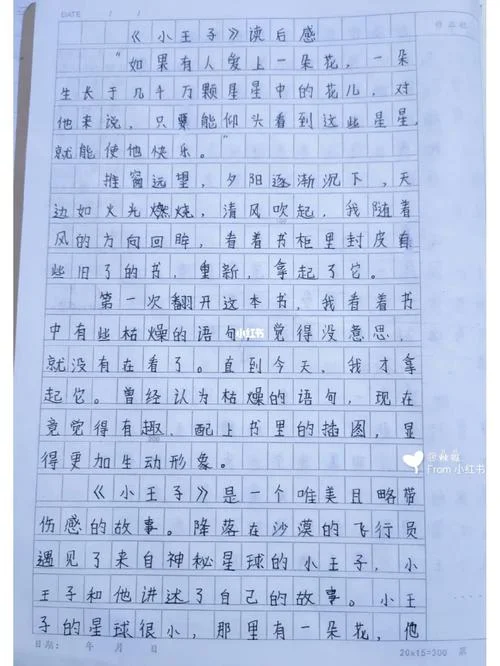 小王子读后感简单文字-小王子读后感简写