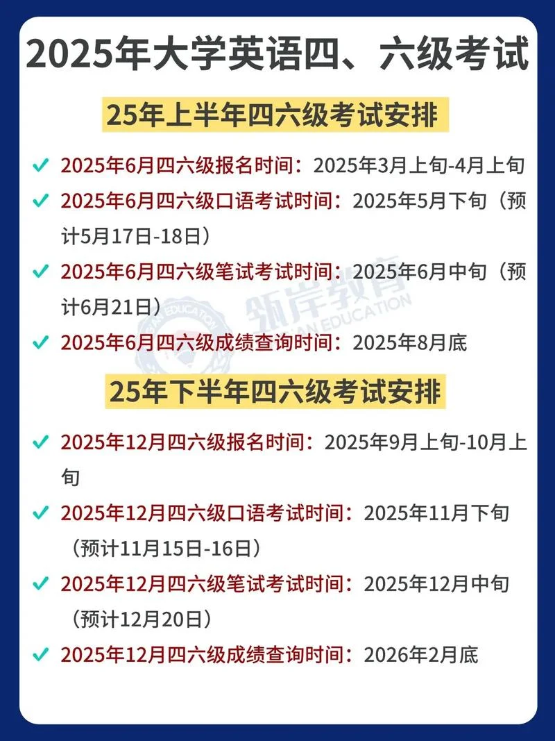 大学英语四级报考时间-大学英语四级报考时间