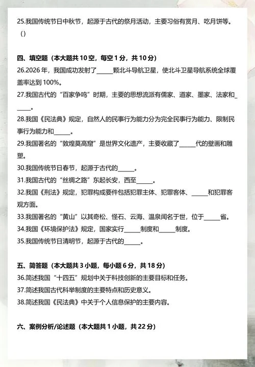 国考历史常识题库总结_2