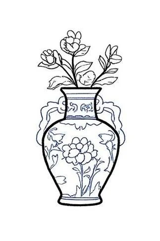 别致的花瓶简笔画_1