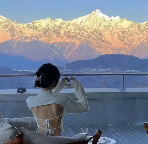 美女微信头像背影头像_1