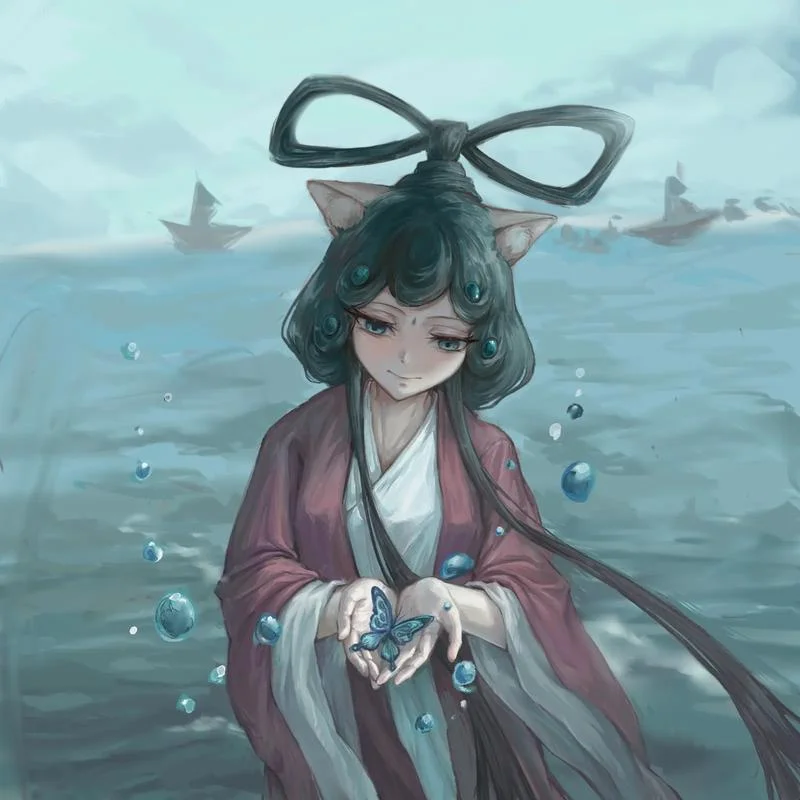 蝴蝶飞不过沧海出处_1