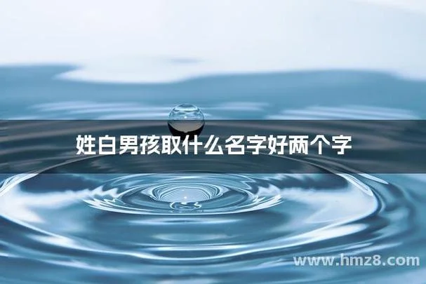 姓白男孩起名_1