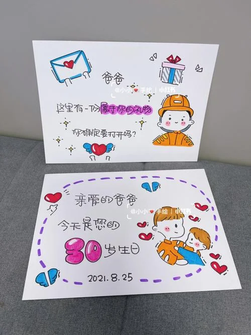 生日贺卡送爸爸_2