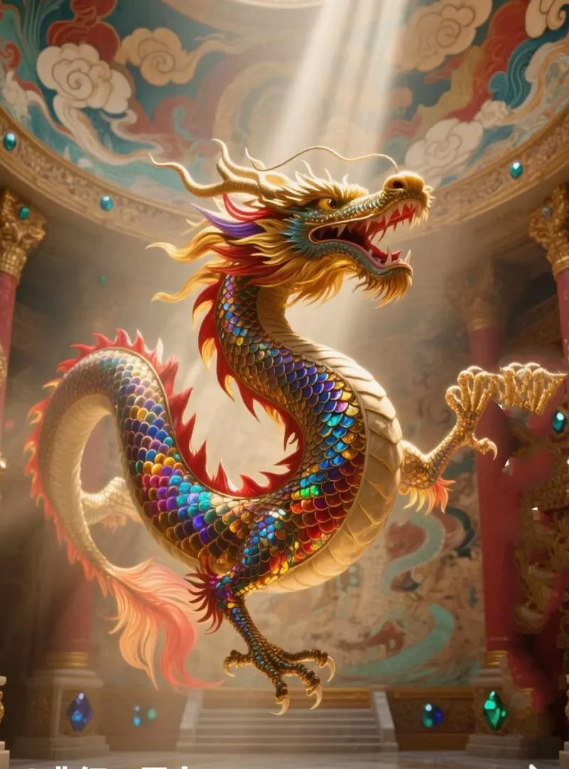 梦见龙进入自己的身体是什么意思-梦龙入体何意
