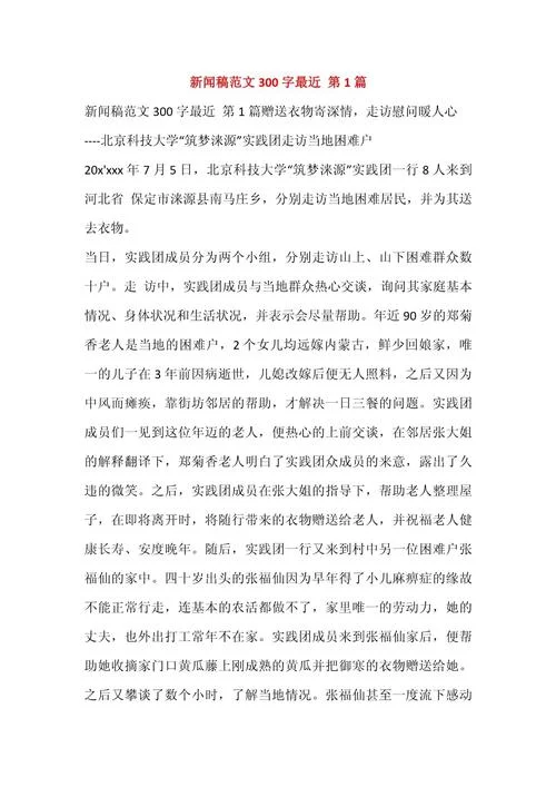 新闻稿word字体要求_2