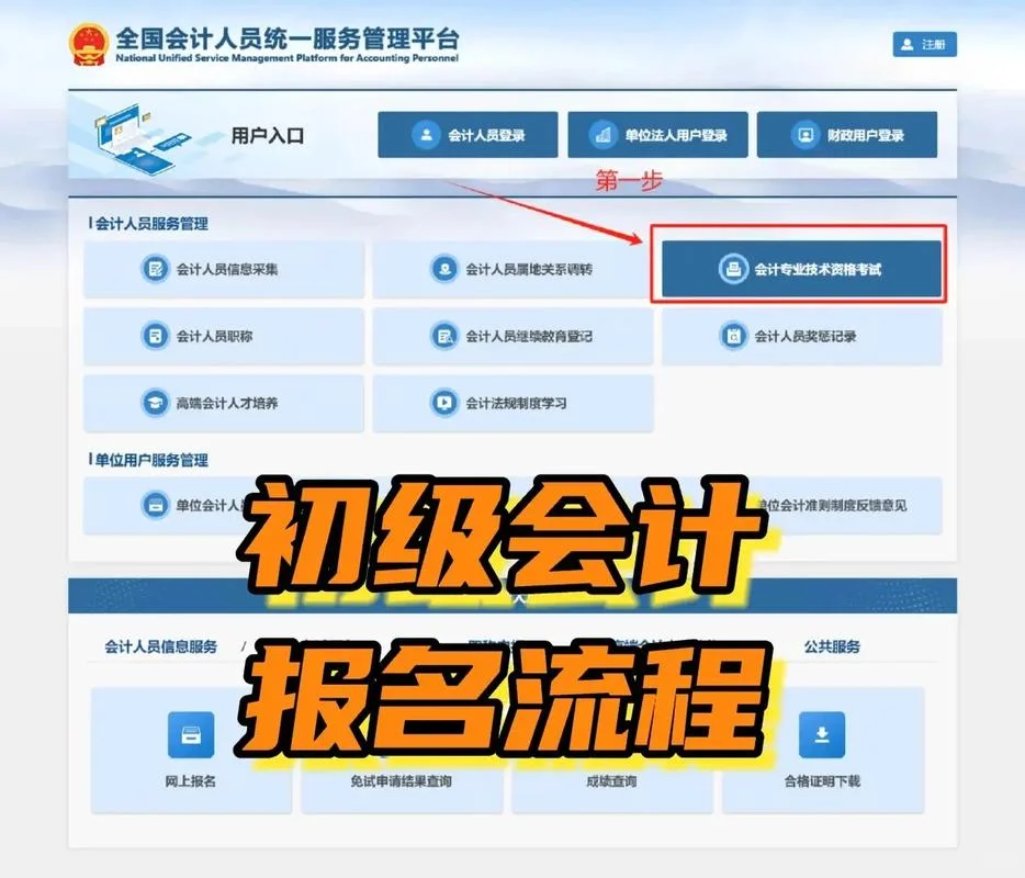 杭州初级会计报名流程-杭州初级会计报名流程