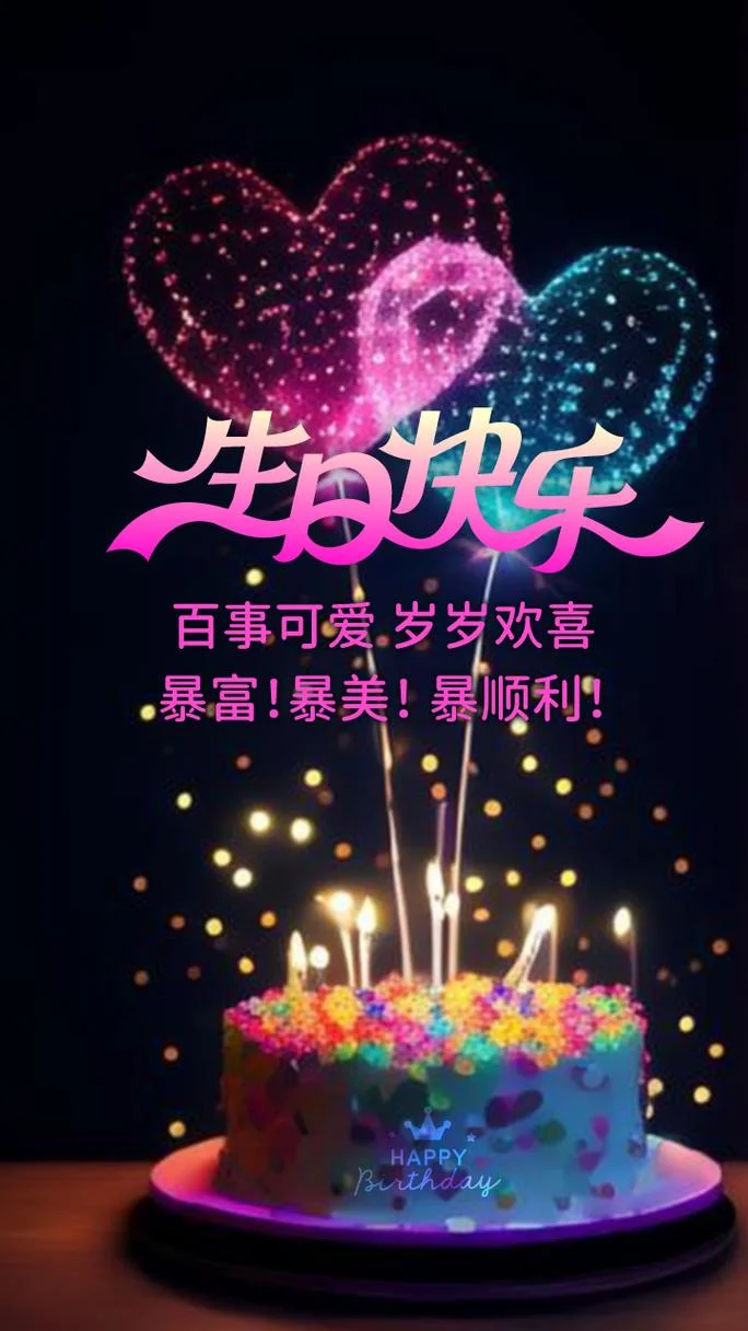 适合庆祝生日的朋友圈文案_1